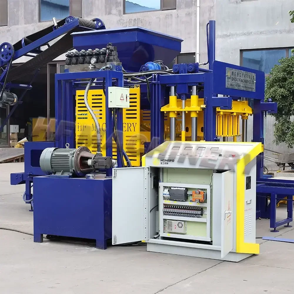 رائجة البيع آلة تصنيع الطوب آلة تشكيل البلوك الخرساني QT5-15 آلة تصنيع البلوك للبيع