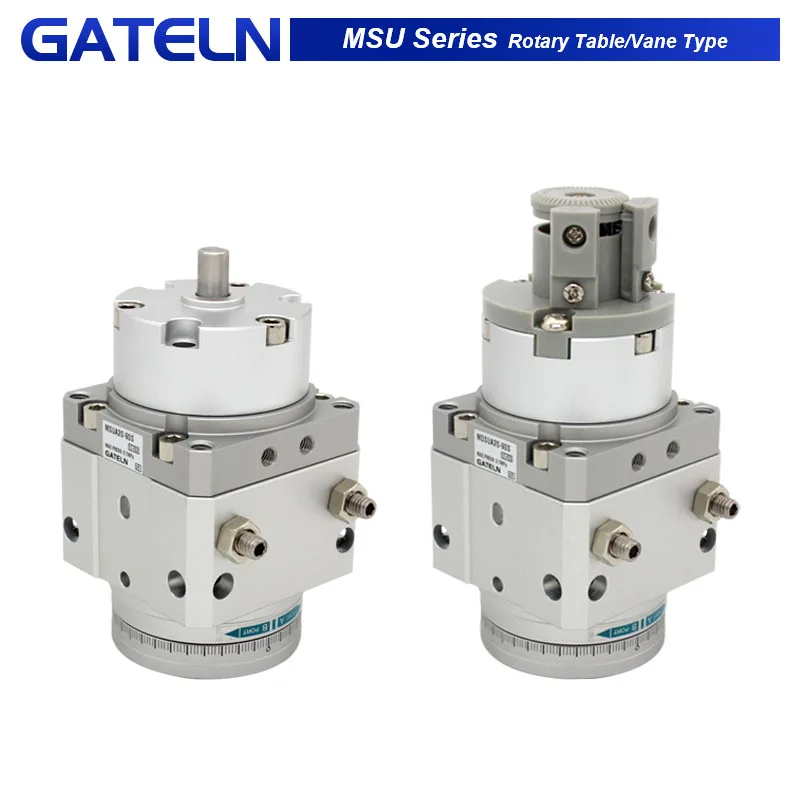 Side ported type MSU Rotary Table/Pneumatic Cylinder MSUB MDSUB 1 3 7 20-90S 180S  MSUA MDSUA 1 3 7 20-90S 180S