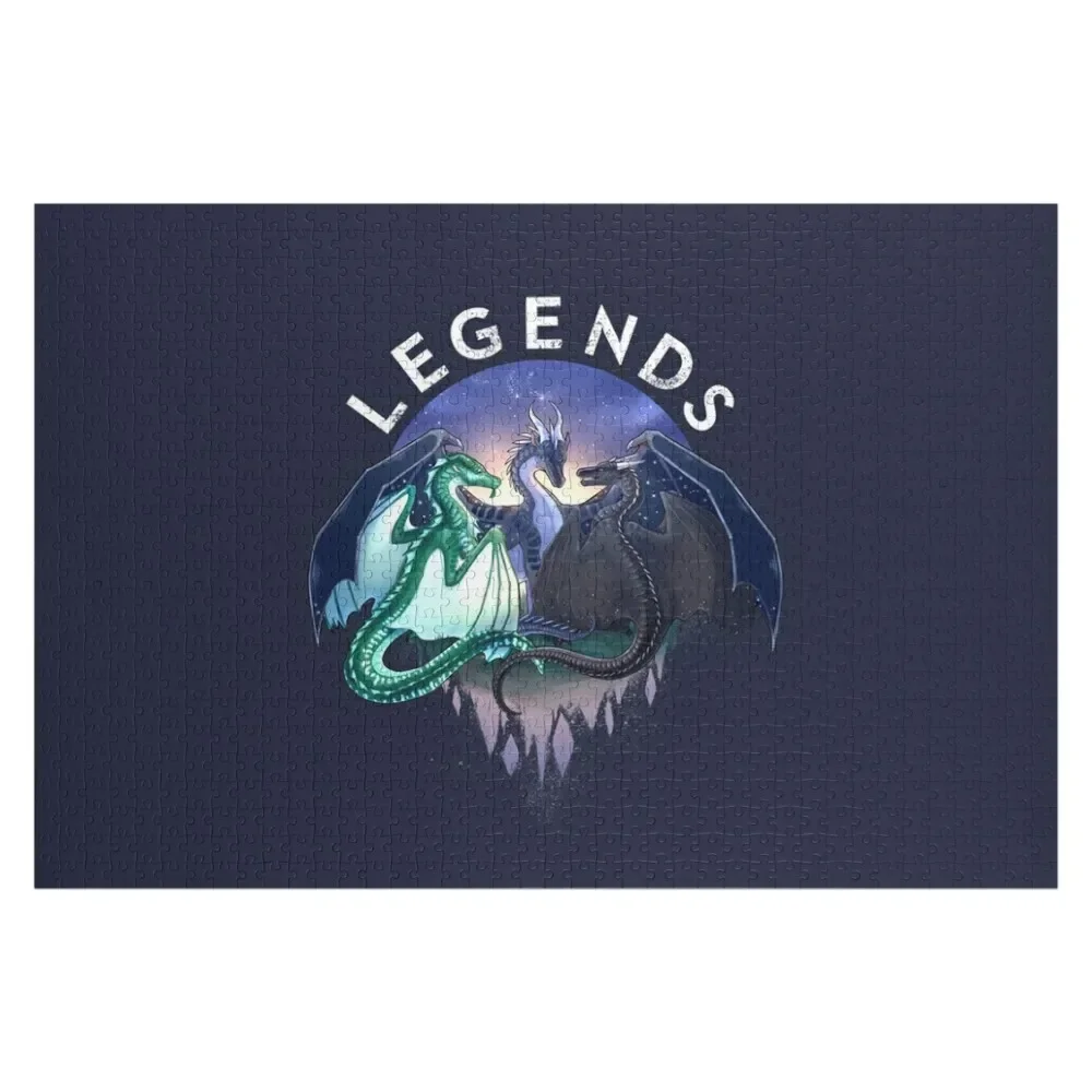 

Wings of Fire Legends Fathom, Darkstalker, Clearsight Jigsaw Puzzle Custom Wooden Gift Customizable Gift Puzzle