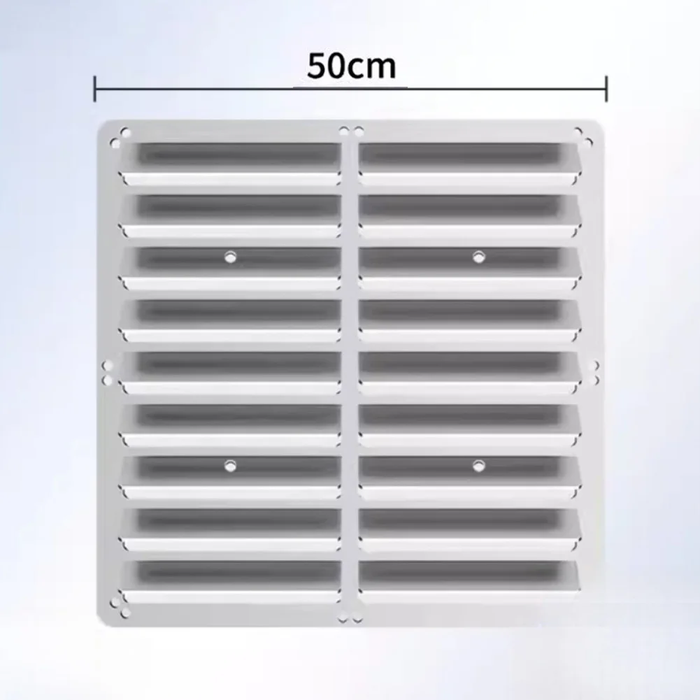 43/46/48/50cm Stainles Steel Air Conditioner Outdoor Unit Air Guide Plate No Drilling Required Air Conditioner Plate Accessories