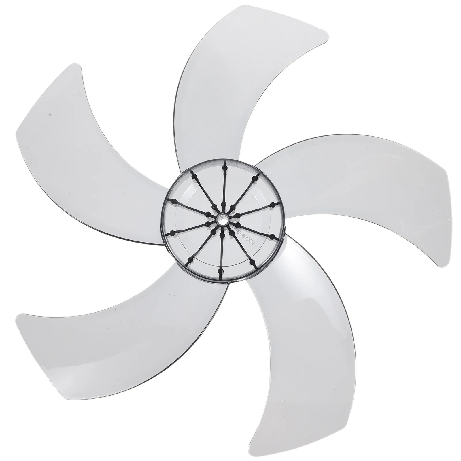 

5-Leaves Plastic Blade Replacement For Standing Pedestal Table Easy Install Clean Replacement Fan Blades Parts Floor Fan