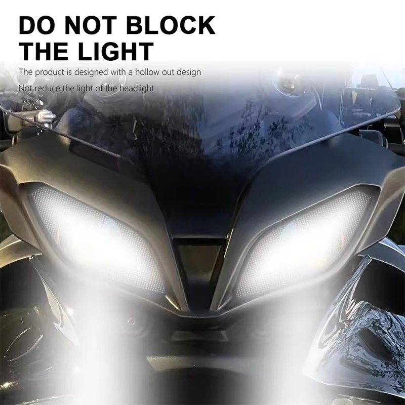 Suitable For Yamaha Tracer 9GT 21-24 Waterproof Headlight Sticker Modified Headlight Protection Sticker Headlight Decoration