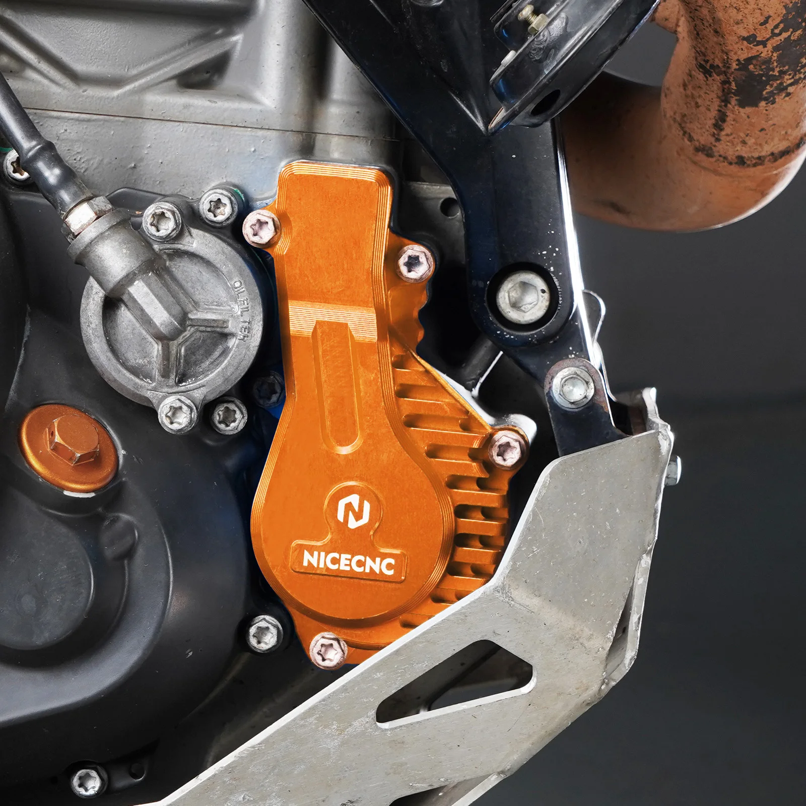 Für KTM 690 SMC R 2012-2025 690 Enduro R Wasserpumpenabdeckung für KTM 690 Duke R 2025 2024 2023 GasGas ES/SM700 Husqvarna 701 Enduro – Detail 17