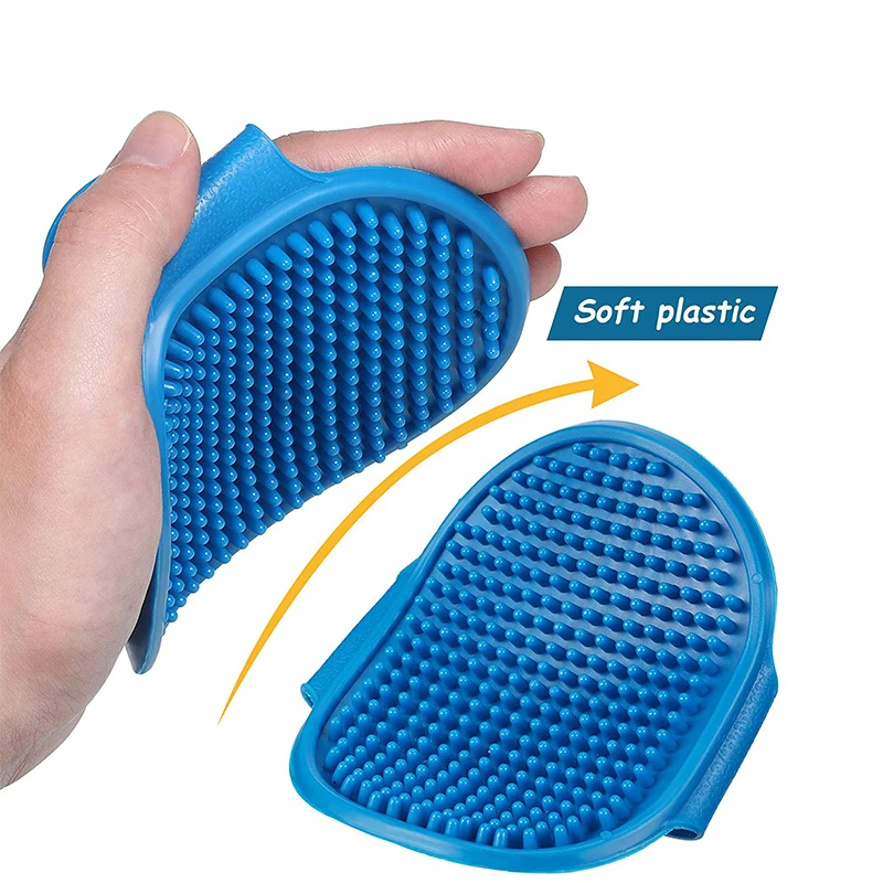 4-teiliges Kaninchen-Pflegeset mit Tränenfleckenentferner, Kämmen, Krallenschere, Doppelseitiger Shampoo-Badebürste, Hamster- und Kaninchenzubehör – Detail 2
