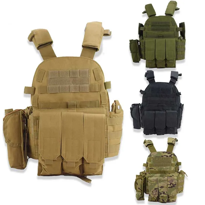 

Military tactics Vest Flat Vehicle Swat Fishing and Hunting Equipment Military Army Armored Police Vest CS Painted Bullet Vest