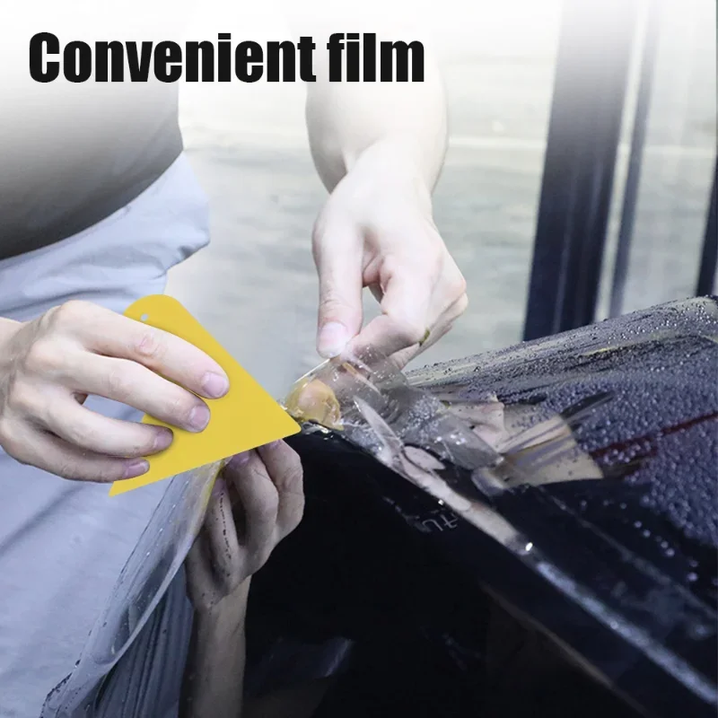 Car Window Vinyl Wrap Film Tools Universal Auto Film Wrap Tint Tinted Sticker Scraper Yellow Hard Sticker Smooth Squeegee Kit