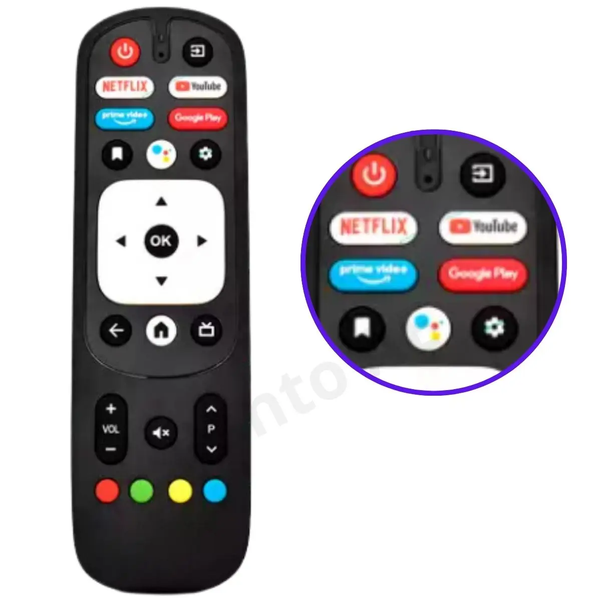 Control Vizzion TV Netflix Google Youtube Amazon