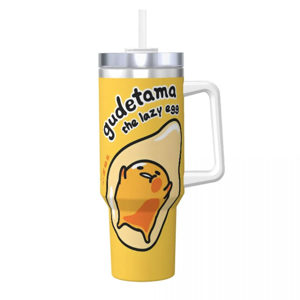 Stainless Steel Tumbler Gudetama The Lazy Egg3 Coffee Mug Keep Heat Cold Drink Mugs Cup Travel Design Water Bottle