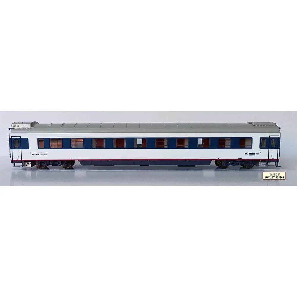 MTC Train Model HO 1/87 YW25T Hard Sleeper/RW25T Soft Sleeper/YZ25T Hard Seat -Original Color/Painted Green Carriage with Lights