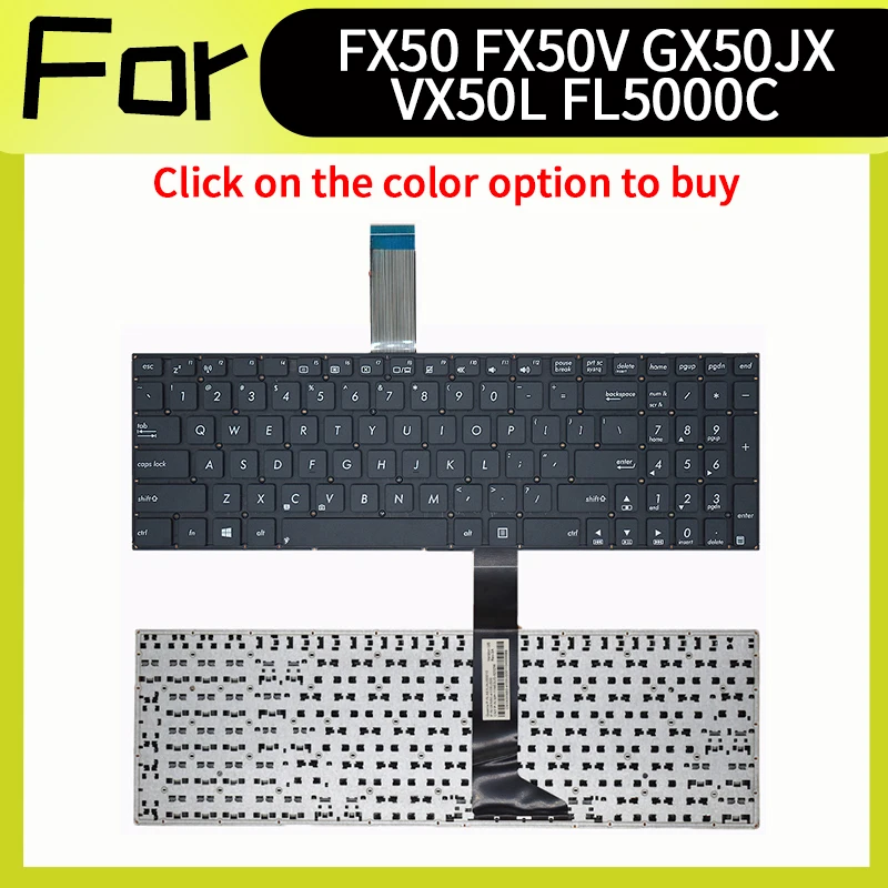 

Замена клавиатуры США для FX50 FX50J FX50JK FX50JX FX50V/VW GX50JX VX50L FL5000C FH5900V