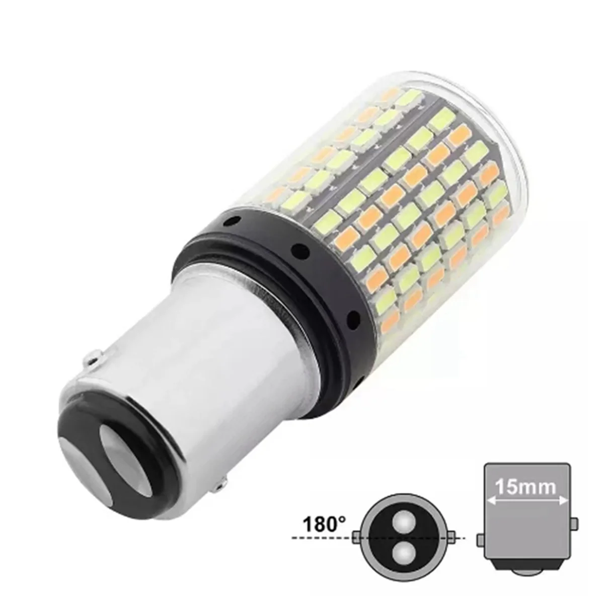 Universal Car Daytime Running Light Turn Signal Light Reversing Bulb 1157