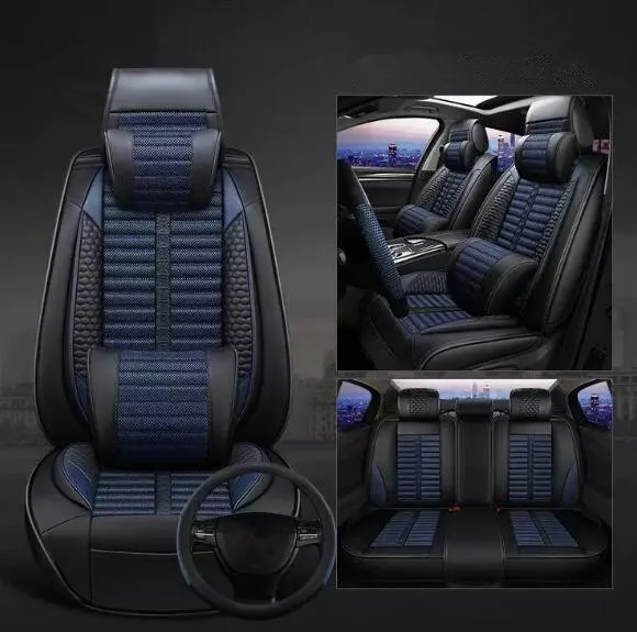 Top quality! Full set car seat covers + Steering wheel cover for Nissan Murano Z51 2014-2008 breathable seat case seat cushion