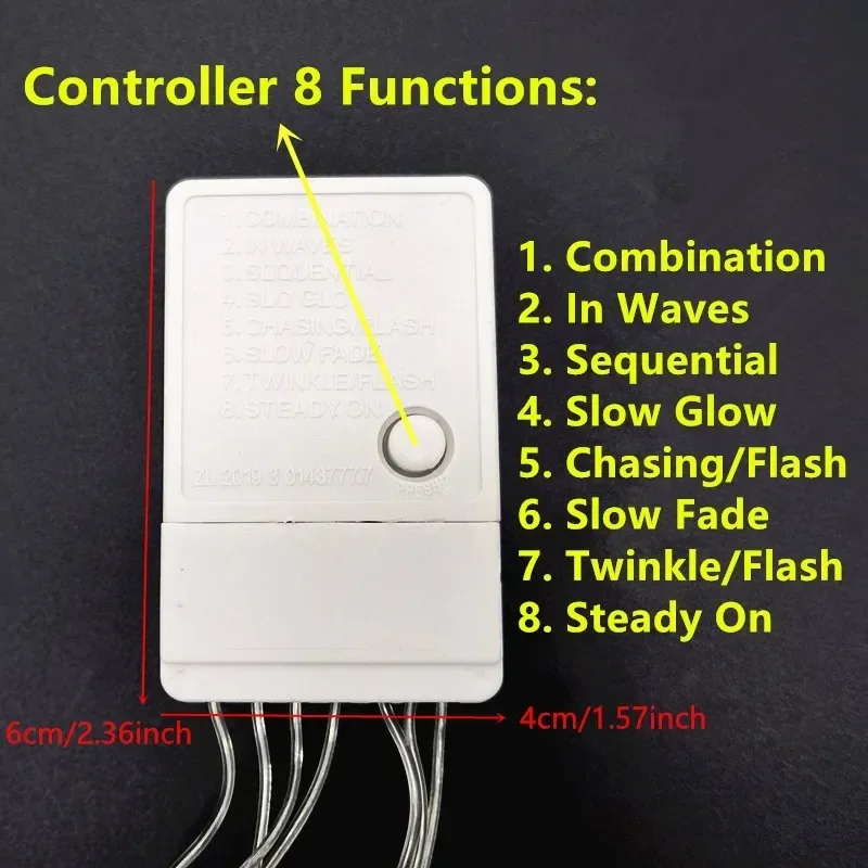 220 فولت الاتحاد الأوروبي التوصيل سلسلة أضواء في الهواء الطلق عيد الميلاد LED أكاليل ديكور منزل الشجائر شارع حفل زفاف شجرة المحكمة الداخلية عطلة