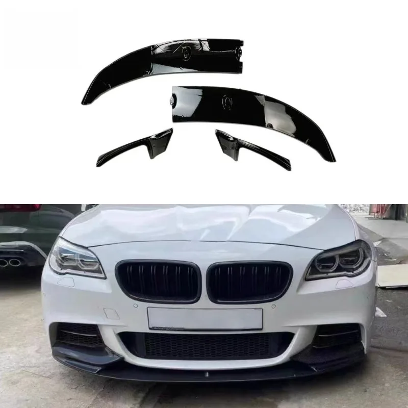 

For BMW 5 Series F10 F18 2011-2017 M Sport MP Style Front Lip Splitter Body Kit Front Bumper Spoiler Modification Accessories
