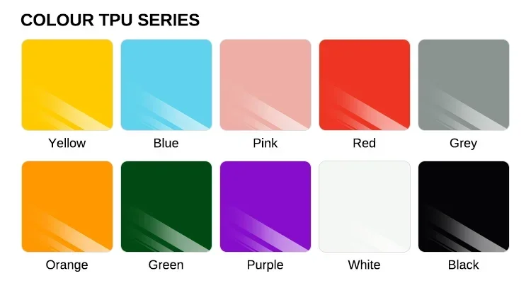 2025 HOHOFILM Color PPF película protectora TPU autocalentación súper brillante azul TPU PPF película coche PPF rollo Color TPU película antiarañazos