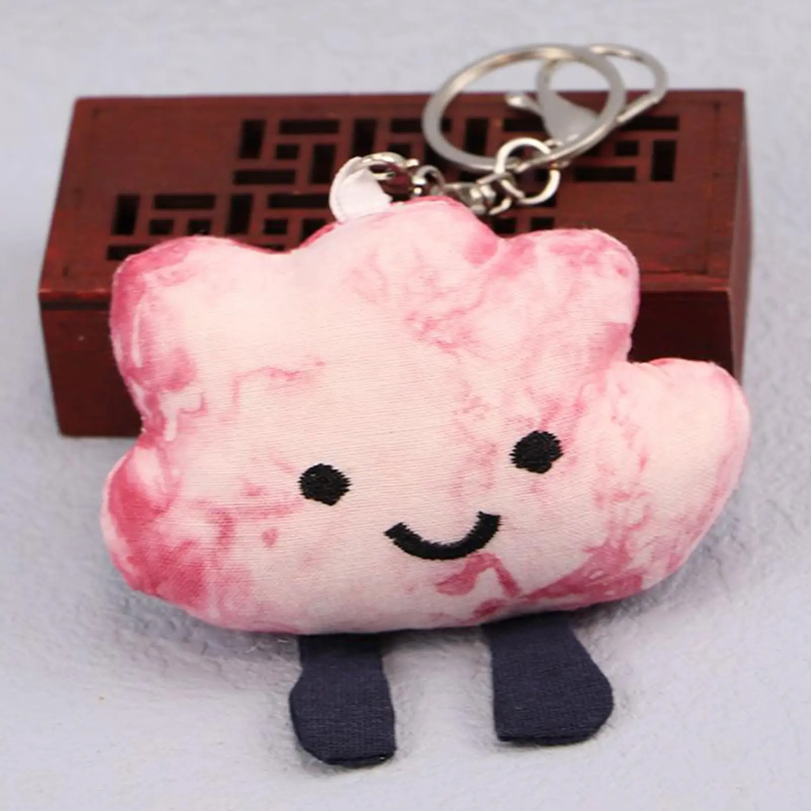 

Puppy Keychain For Backpack Cute Tie-dye Animal Keyring Women Bag Accessory For Daily Handbag Car Purse Collection Offices