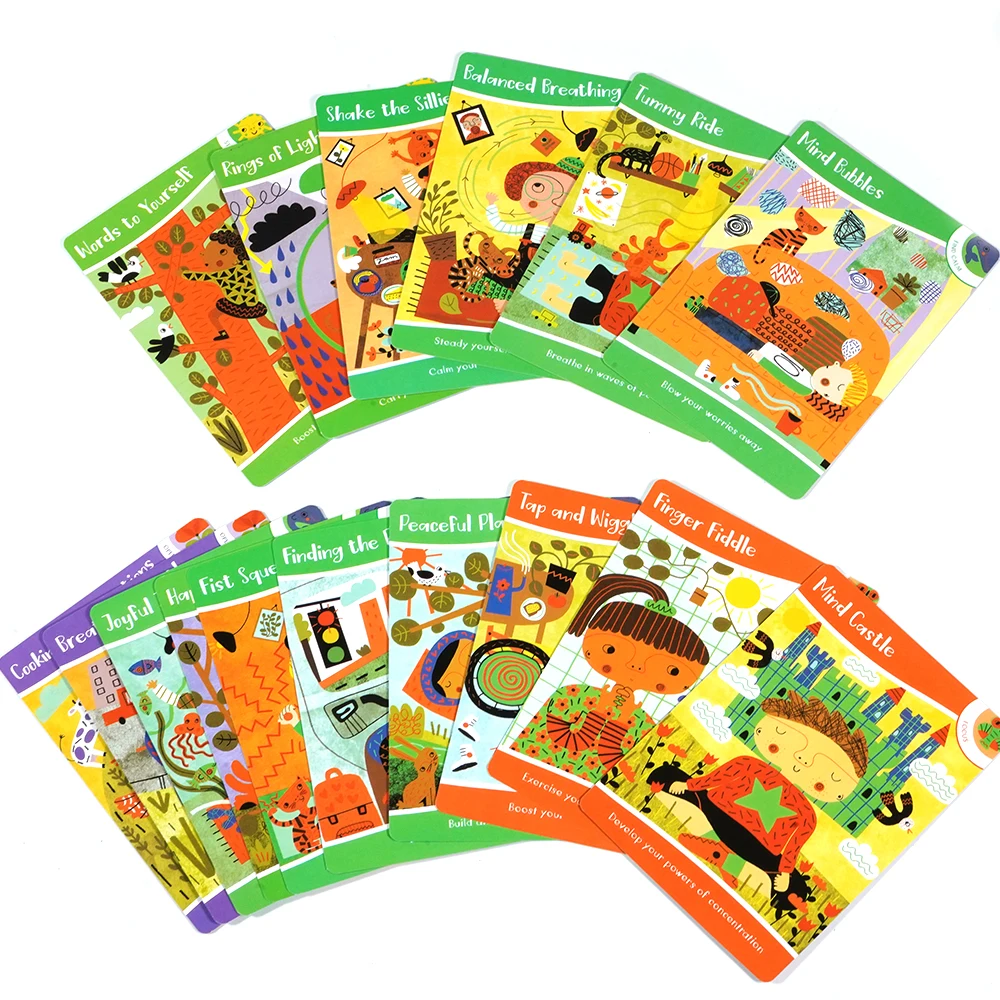 Mindful Kids: 50 Mindfulness Activities for Kindness English Version of Talk Children Card Game Family Party Leisure Cards Gifts