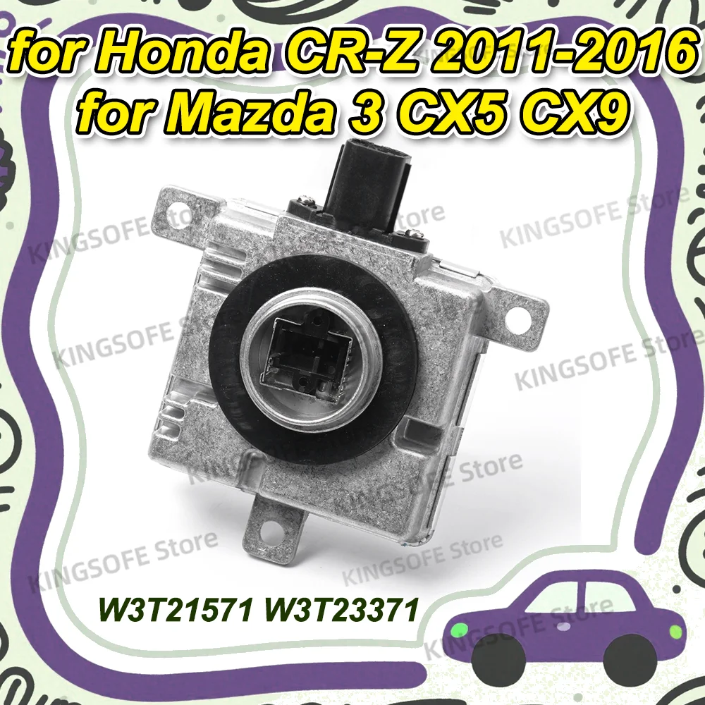

W3T21571 W3T23371 Ballast Xenon Headlight Control HID Unit Module for Honda CR-Z 2011-2016 Civic 2012-2014 for Mazda 3 CX5 CX9