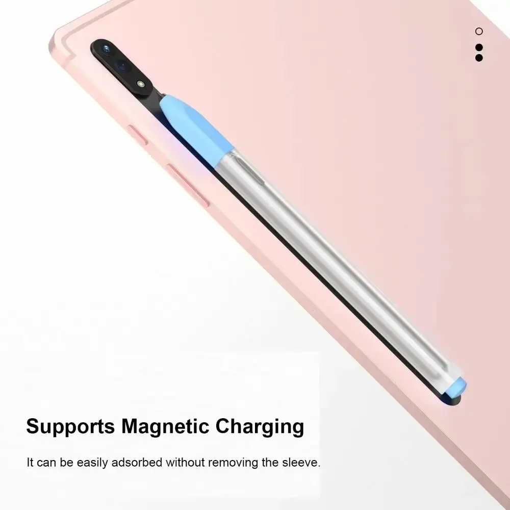 Silicone Cover For Samsung Pencil Tab S6 Lite Protective Tablet Touch Pen Case For Samsung Galaxy Tab S7 S8 S9 S6Lite Pen Sleeve