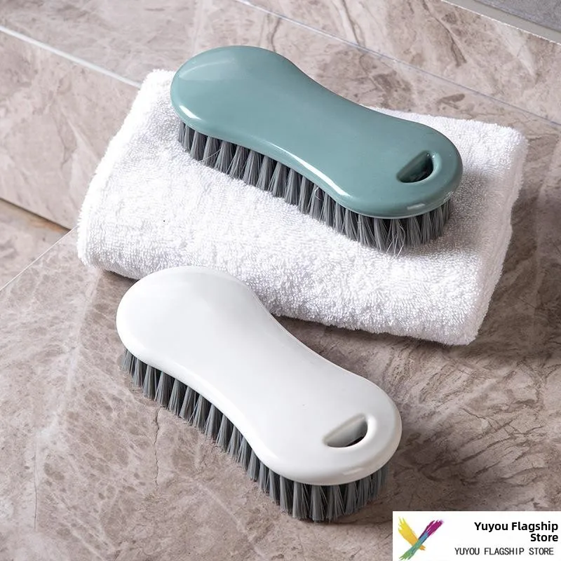 

Большая пластиковая щетка для стирки одежды и брюк с мягкой щетиной, подходит для обуви, идеально подходит для домашней или общежитийной стирки.