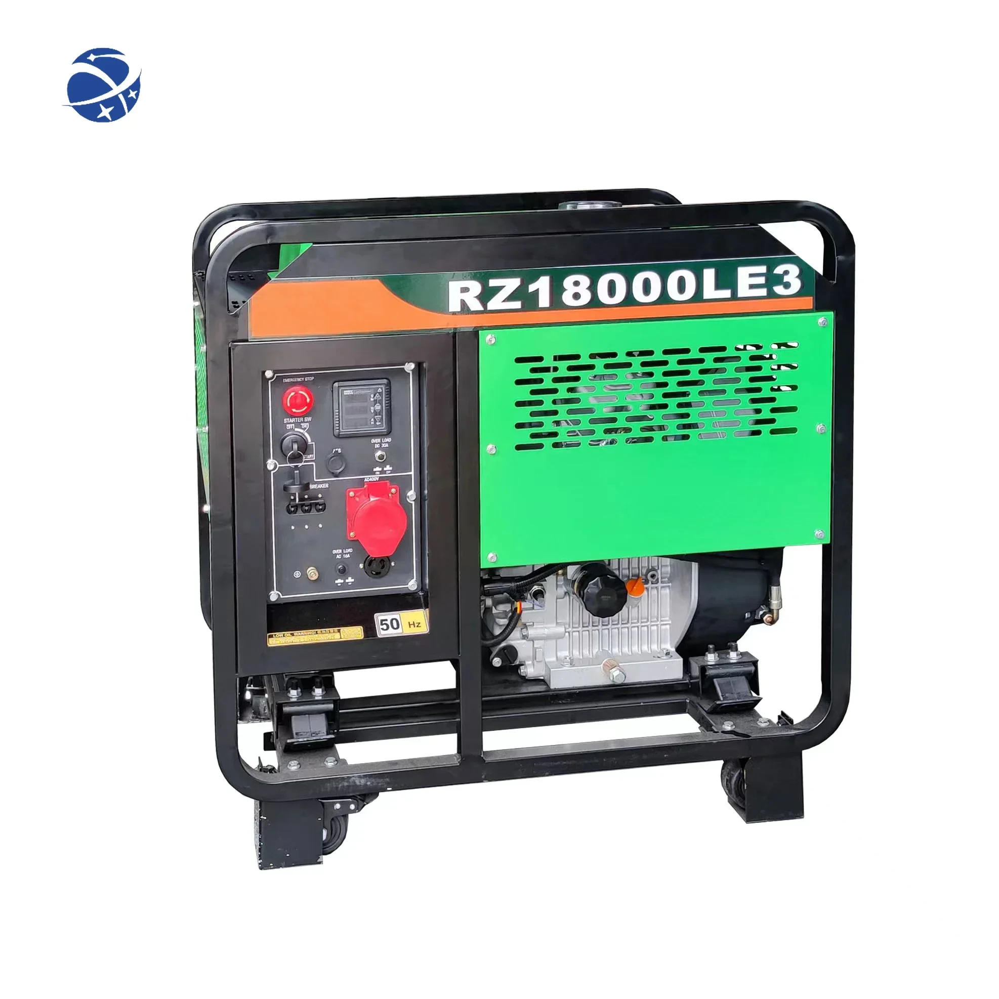 

YUNYI High Production Electric Motors Double Single Phase Power Generator 5 Kva 10 Kva 15 Kva Inverter Genset Diesel Generator