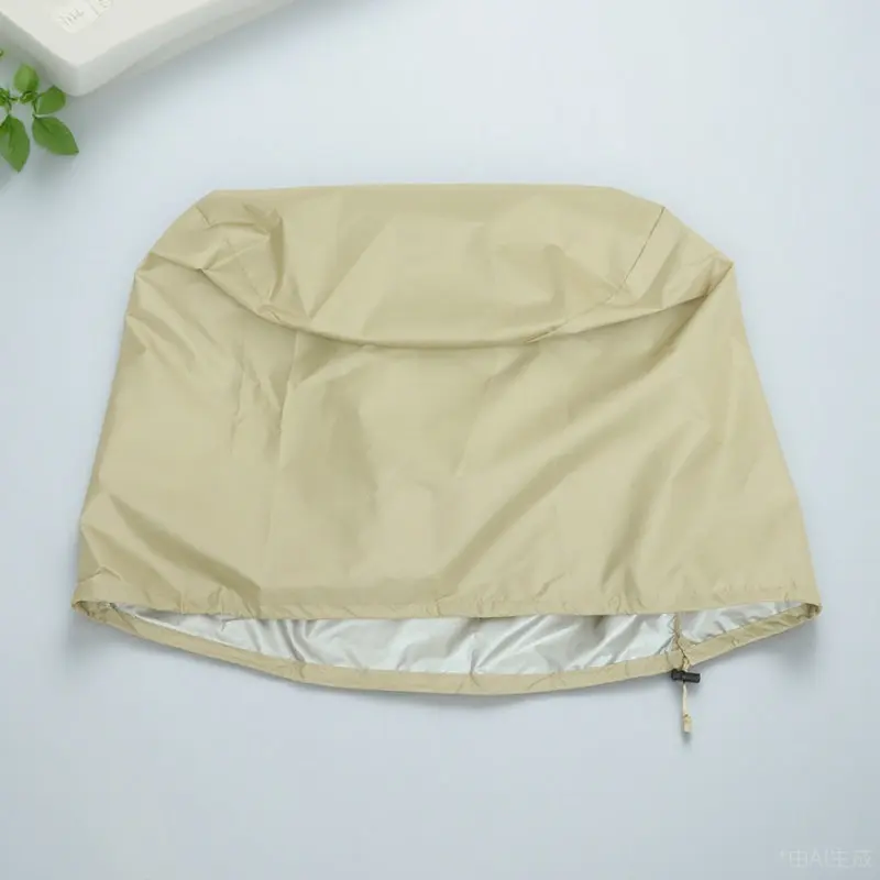 

Waterproof Tea Table Cover Outdoor Furniture Protector Smooth Texture Reusable Easy Clean Minimalist Style Garden Patio Table