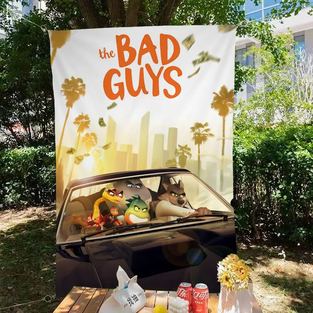 لافتة حفلات شركة The Bad Guys 2 ذات الطباعة المتقدمة للإعلان التجاري
