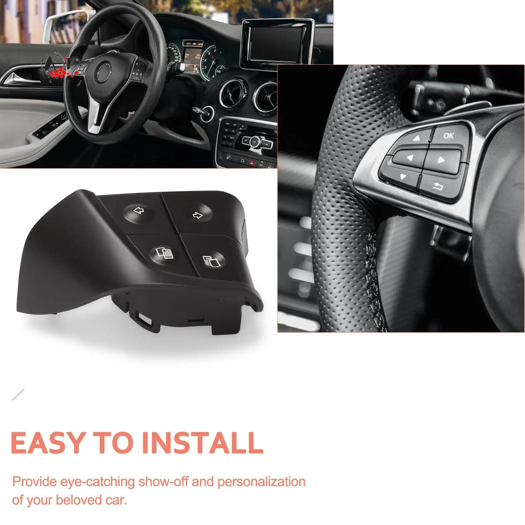 

A10E-для Mercedes-Benz W164 W245 W251 GL350 ML350 R280 B180 B200 B300 Кнопки управления переключателем на руле