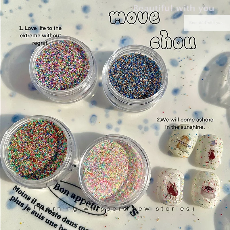 

Autumn Winter Nail Art Glitter, Sugar Powder Wool Powder for Nail Embellishment