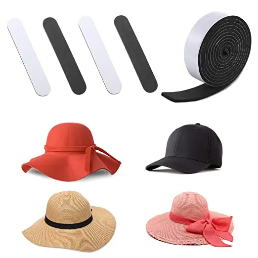 21 Pieces Hats Size Reduce Tape Bands Adjustment Bands Headgear Tighten Band Hat Adjustment Taps Sizes Reducing Tool