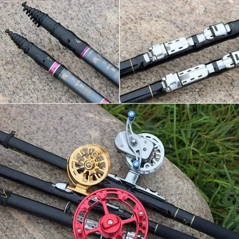 3.6M-10M Adjustable Positioning Fishing Rod Telescopic Portable Carbon Fishing Spinning Ultra Light Hard Rock Rod Stream Rod - Image 4