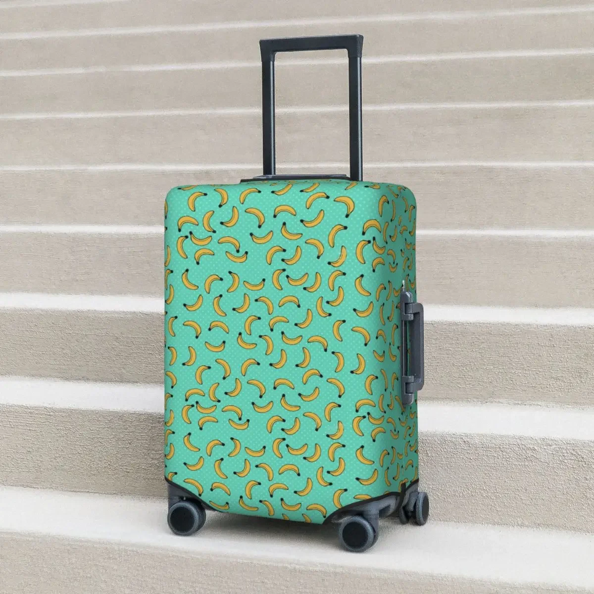 Banana Pattern Suitcase Cover Vacation Pop Art Useful Luggage Supplies Travel Protector