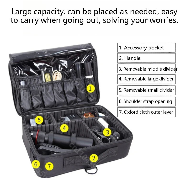 1PC Oxford Cloth Portable Telescope Accessory Storage Bag Telescope Eyepiece Lens Multifunctional Handle Bag view 2