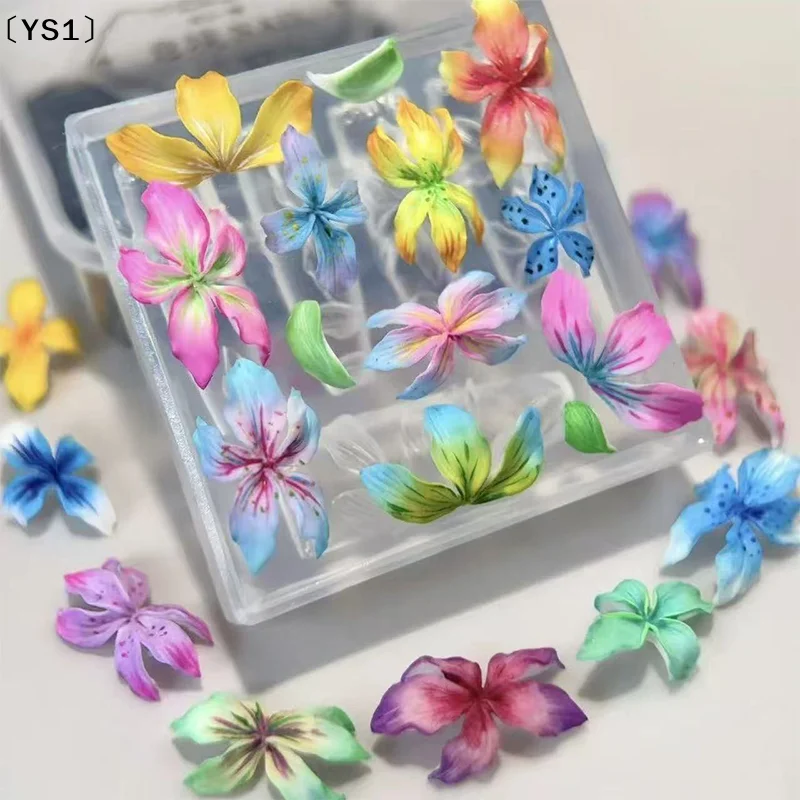 Resin Art Template - 〔YS1〕3D Flowers Nail Mold DIY Silicone