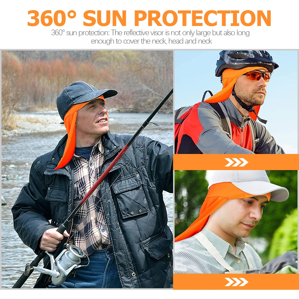 

2pcs Cooling Skull Caps Sun Shade Hat For Men Neck Sun Protection Outdoor Cycling Fishing Riding Gardening Travel Lightweight