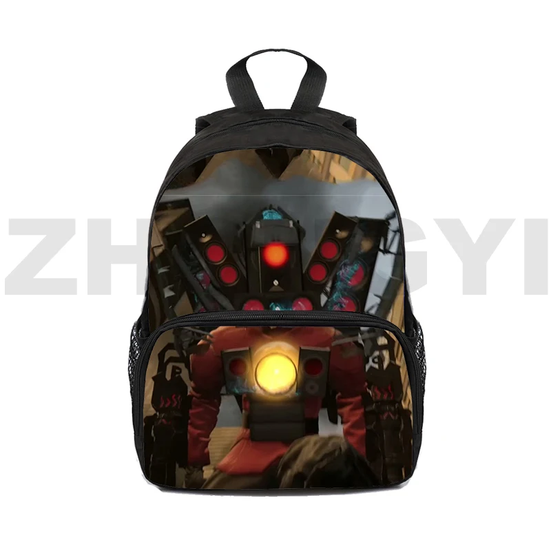 

16 Inch Mini Skibidi Toilet Backpack Anime School Back Pack for Boys Girls 3D Skibidi Toilet Executive Backpack Men Daypack