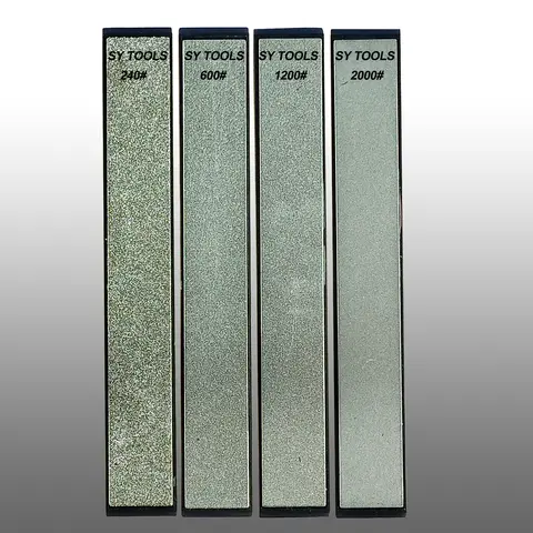 4pcs Diamond Sharpening Stones Grinding Multi-purpose Outdoor Sharpener Fixed Angle Sharpener Ruixin pro Sy tools whetstone