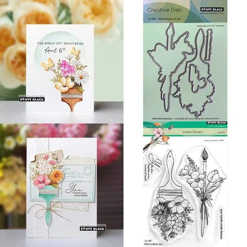Narcisdagen Zachte bloemblaadjes Metalen snijmallen en stempels voor scrapbooking stencil embossing mal DIY papierkaarten ambachtelijk snijden
