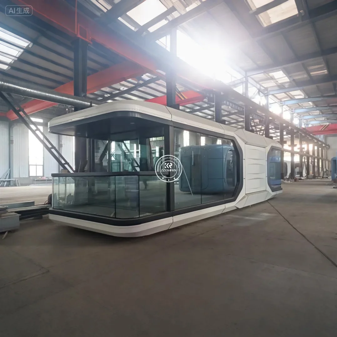 Extendable Prefab House Space Capsule Bed Cabin Hotel Container Home Sleep Pod Outdoor Mobile Tiny House Luxury Capsule House