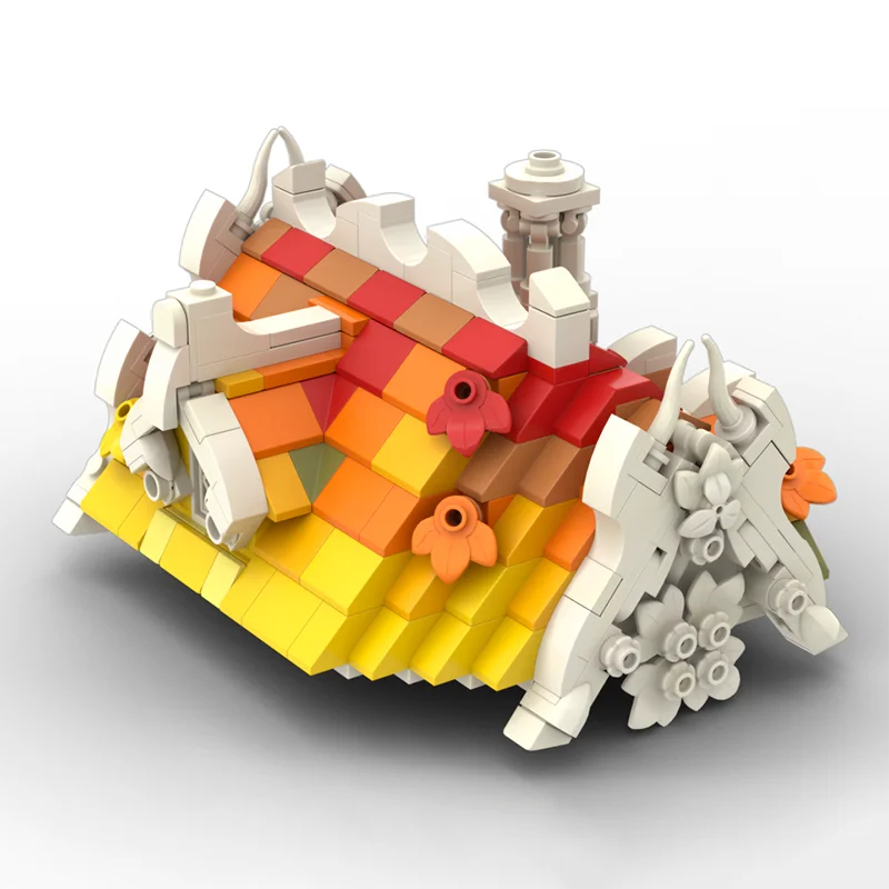 Medieval Castle Model Moc Building Blocks Autumn-Birch-House Model Technology Brick DIY Assembly Construction Toy Holiday Gifts