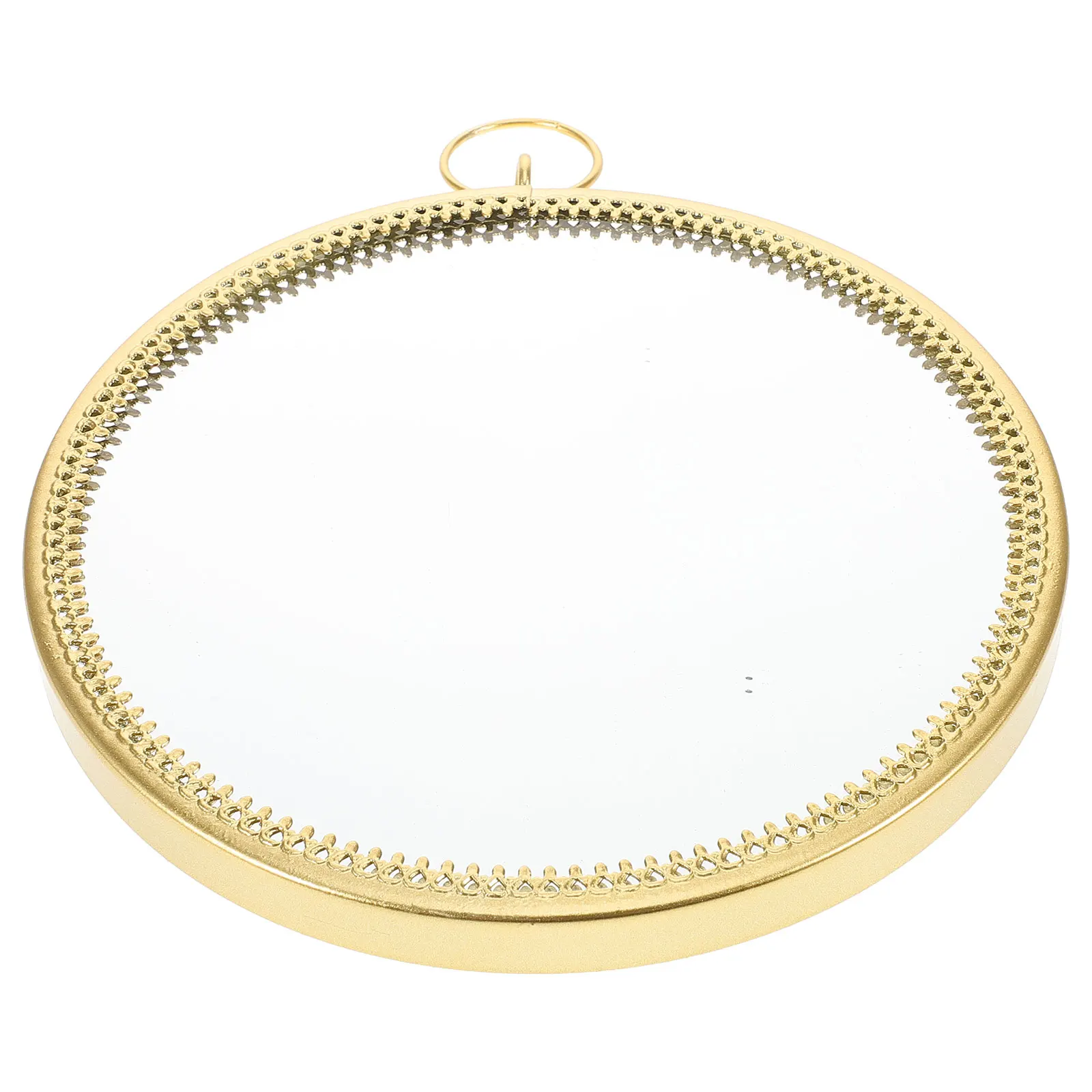 Hanging Wall Mirror Round Shape Decorative Mirror for Living Room Bedroom Dressing Area High-Definition Reflection