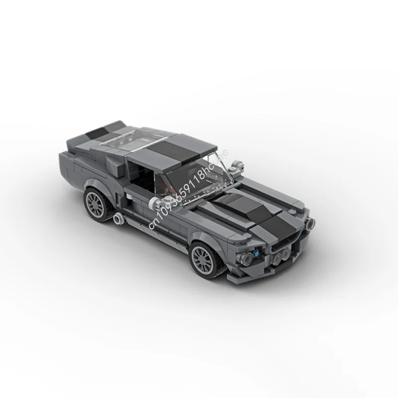 

382 шт. MOC Eleanor Ford Mustangesd Shelby City Модель Строительные блоки Строительные рождественские подарки Сборка игрушек DIY Кирпич Дети