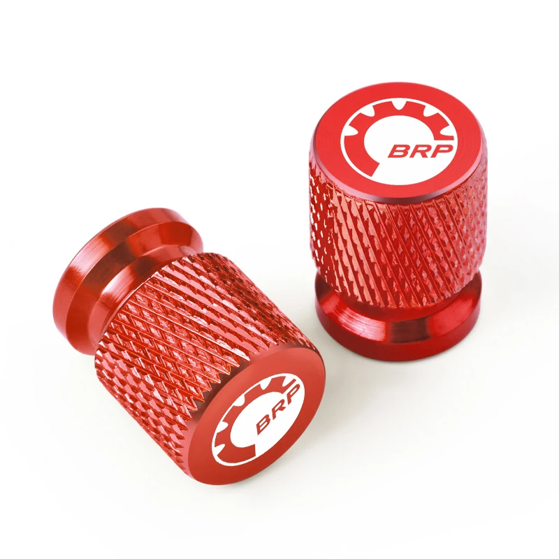 2PCS NEW For Can-am BRP Tire Decorative Motorcycle Accessories Tire Valve Caps Wheel Tyre Cover CNC Aluminum Alloy image 5