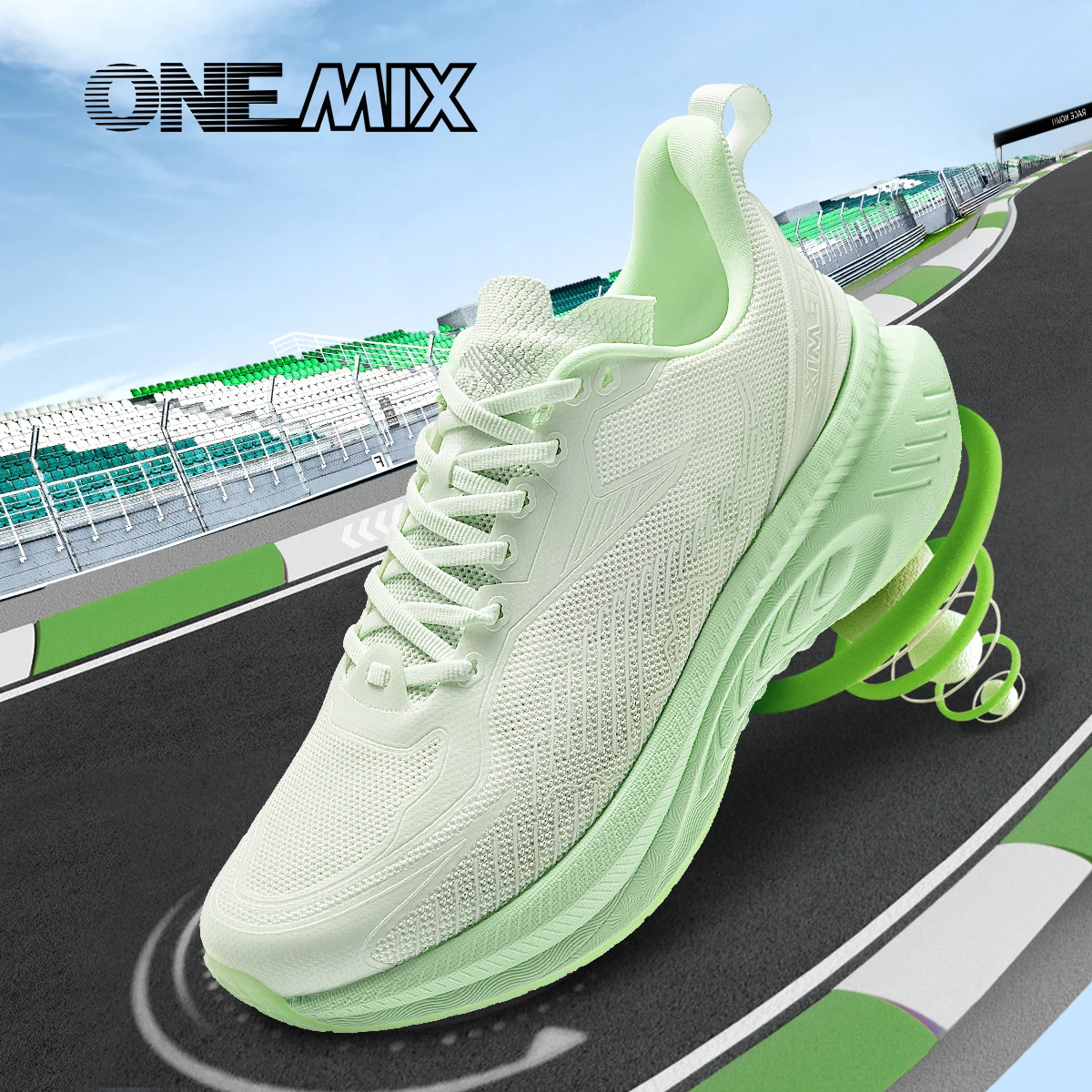 ONEMIX 2024 Breathable Comfortable Mesh Summer Sports Women And Men Outdoor Jump Rope Fitness Running Casual Shoes