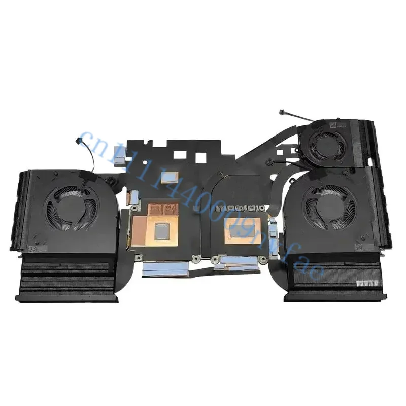 New Laptop CPU+GPU Radiator with fan set for Dell Alien M18 M18X R1 R2 Cooling Fan Module 082W1D 0.8
