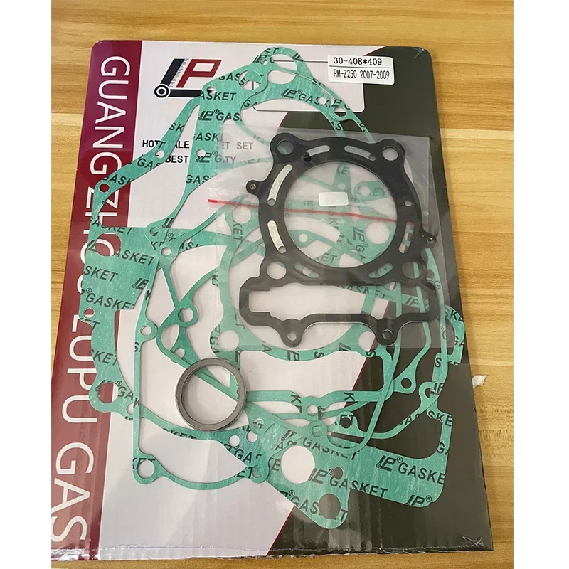 Motorcycle Cylinder Crankcase Clutch Covers Gasket Kits For Suzuki RM-Z250 2007-2009 image 3