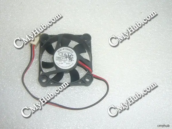 For T&T MW-410M05S DC5V 0.19A 4010 4CM 40MM 40X40X10MM 2pin Cooling Fan MW-410M05S