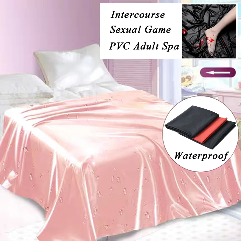 Adult Bed Cover Sheet Spa Oil Resistant Massage Relief Waterproof Sexy Hypoallergenic Mattress Cover Intercourse Plastic PVC SPA