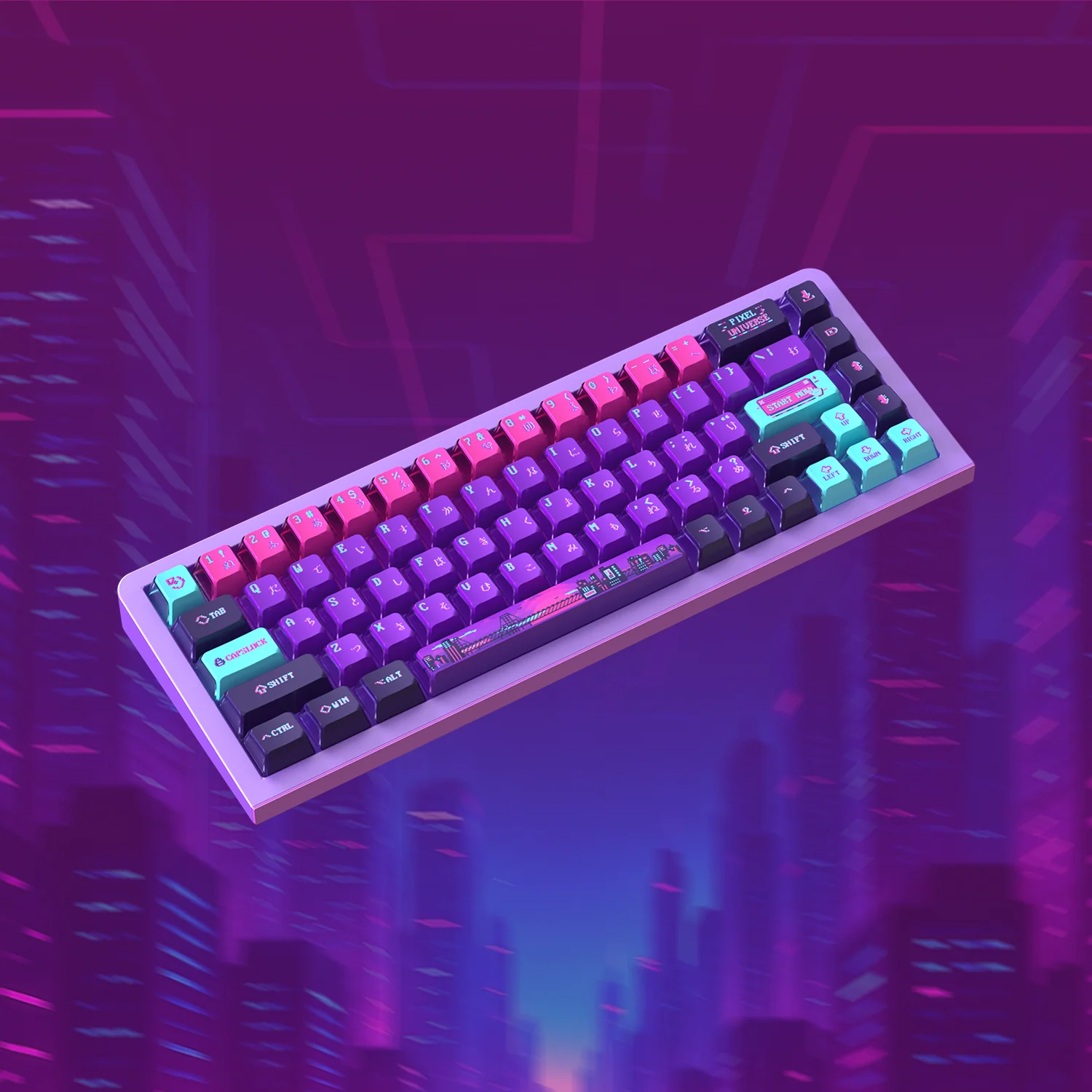 مجموعة أغطية مفاتيح KeyTok OEM - مراجعة Keycaps Pbt Double Shot 104 Keys وسعره