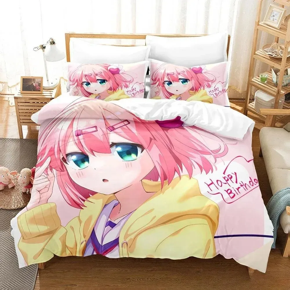 

New Anime Girls The Demon Next Door Bedding Set Bedroom Soft Modern Bedspreads Comefortable Duvet Cover Quilt Cover Pillowcase